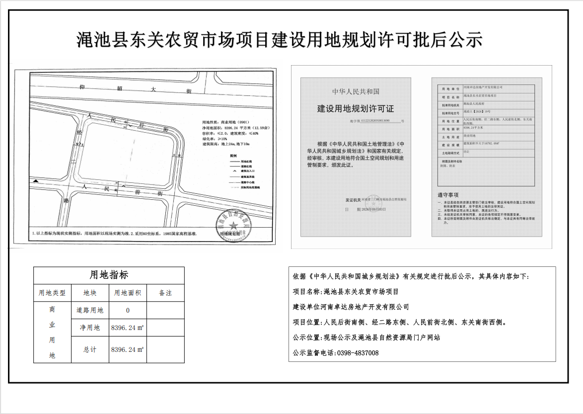 渑池县东关农贸市场项目建设用地规划许可批后公示.png